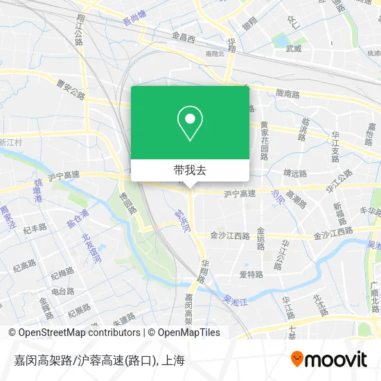 嘉闵高架路/沪蓉高速(路口)地图