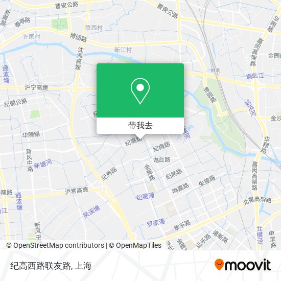 纪高西路联友路地图