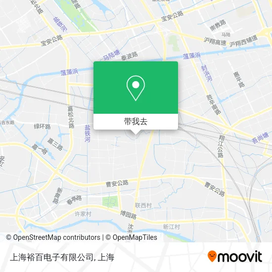 上海裕百电子有限公司地图
