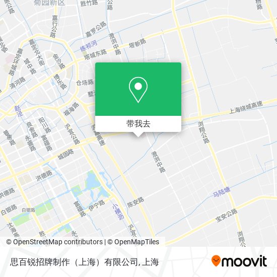 思百锐招牌制作（上海）有限公司地图