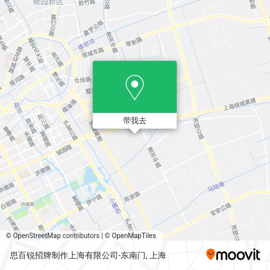 思百锐招牌制作上海有限公司-东南门地图