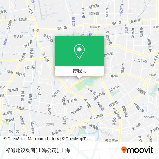 裕通建设集团(上海公司)地图