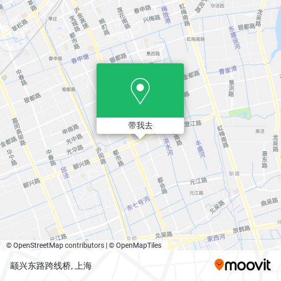 颛兴东路跨线桥地图