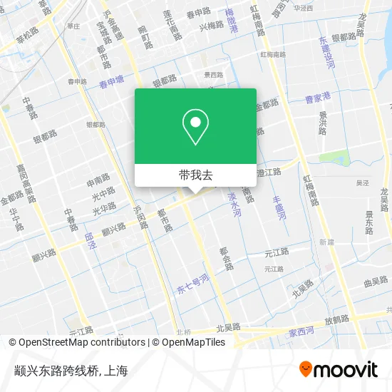颛兴东路跨线桥地图