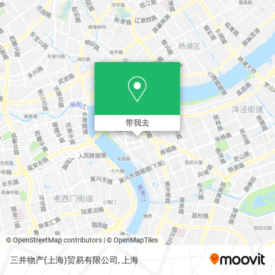 三井物产(上海)贸易有限公司地图