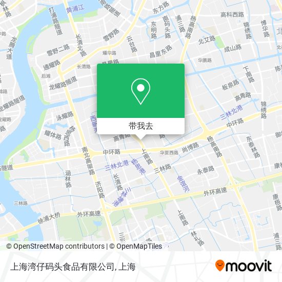 上海湾仔码头食品有限公司地图