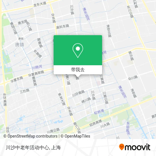 川沙中老年活动中心地图