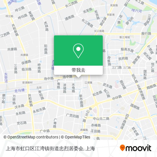 上海市虹口区江湾镇街道忠烈居委会地图