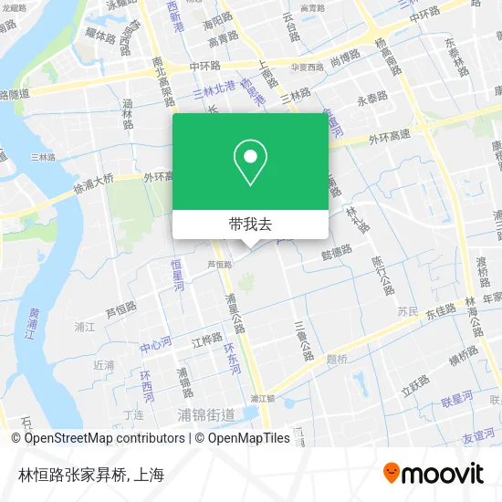 林恒路张家昪桥地图