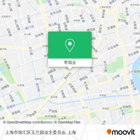 上海市徐汇区玉兰园业主委员会地图