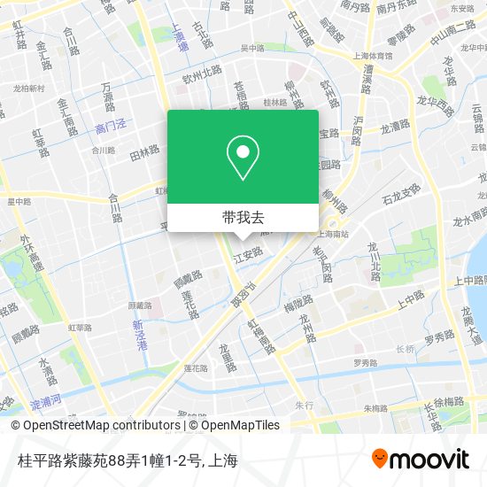 桂平路紫藤苑88弄1幢1-2号地图