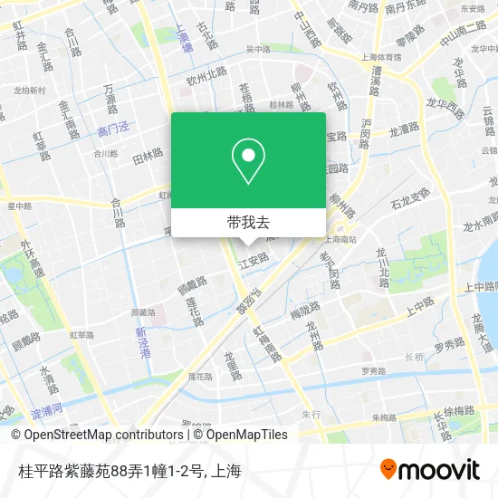 桂平路紫藤苑88弄1幢1-2号地图