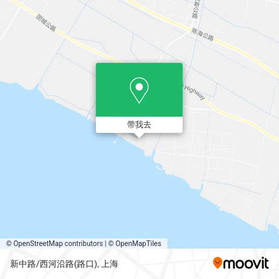 新中路/西河沿路(路口)地图