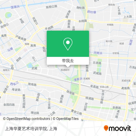上海华夏艺术培训学院地图