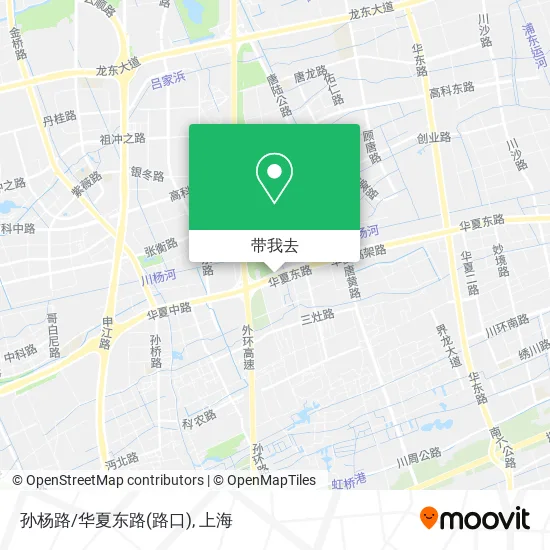 孙杨路/华夏东路(路口)地图