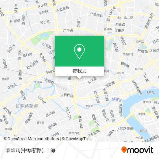 泰煌鸡(中华新路)地图