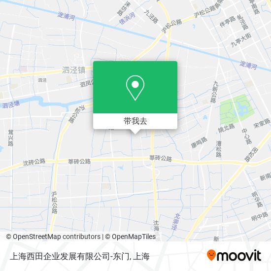上海西田企业发展有限公司-东门地图