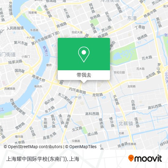 上海耀中国际学校(东南门)地图