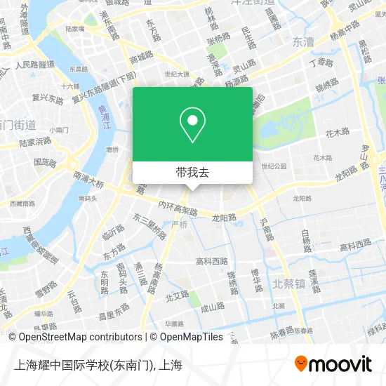 上海耀中国际学校(东南门)地图