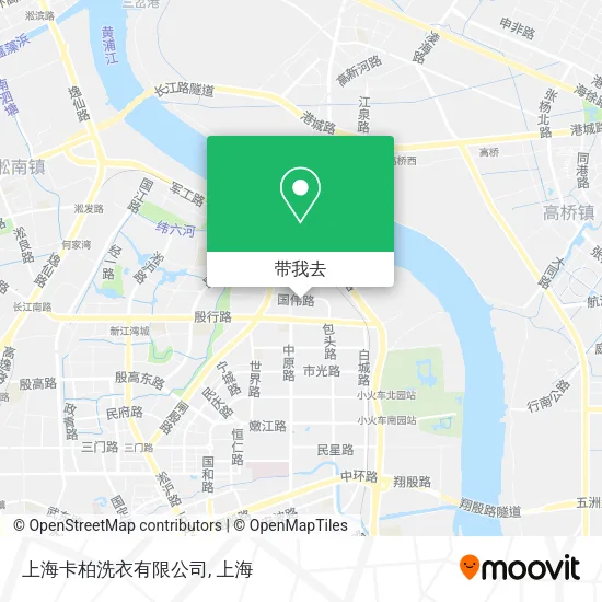上海卡柏洗衣有限公司地图