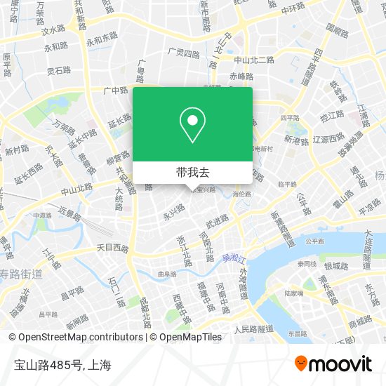 宝山路485号地图