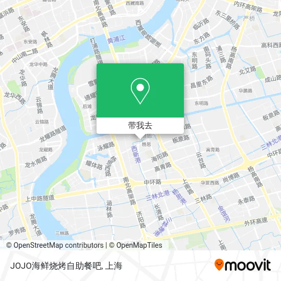 JOJO海鲜烧烤自助餐吧地图
