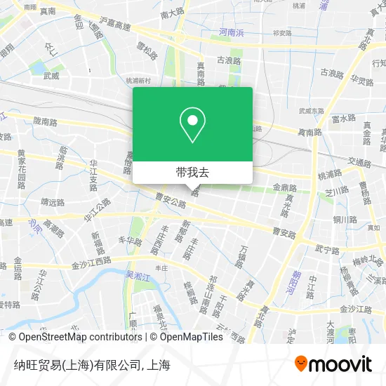 纳旺贸易(上海)有限公司地图
