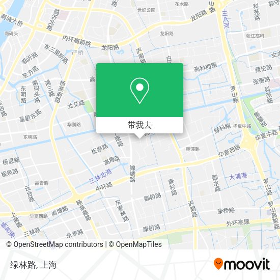 绿林路地图