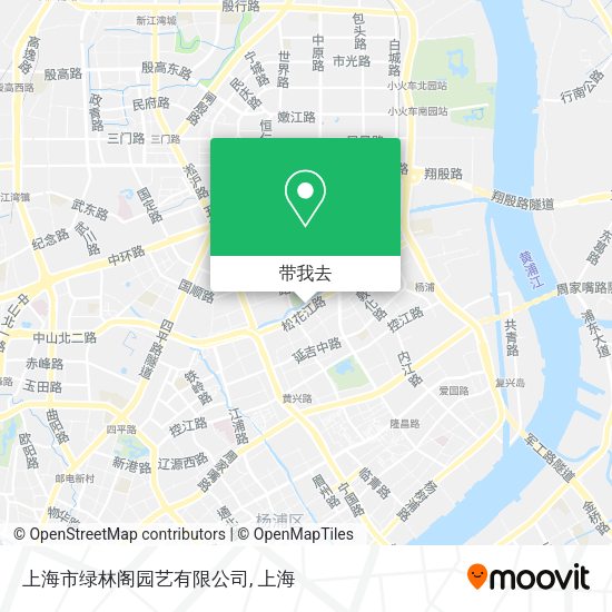 上海市绿林阁园艺有限公司地图