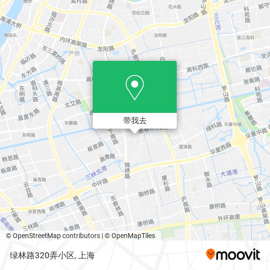 绿林路320弄小区地图