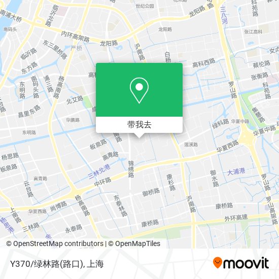 Y370/绿林路(路口)地图