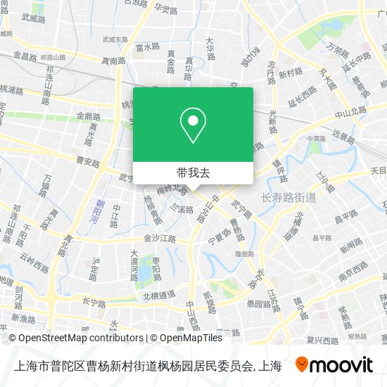 上海市普陀区曹杨新村街道枫杨园居民委员会地图