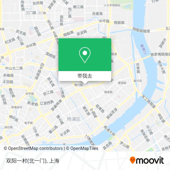 双阳一村(北一门)地图