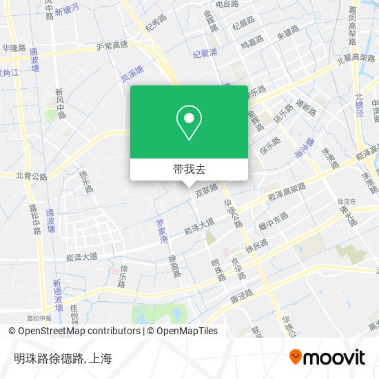 明珠路徐德路地图