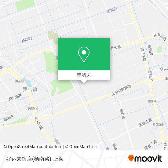 好运来饭店(杨南路)地图