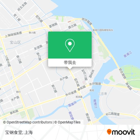 宝钢食堂地图