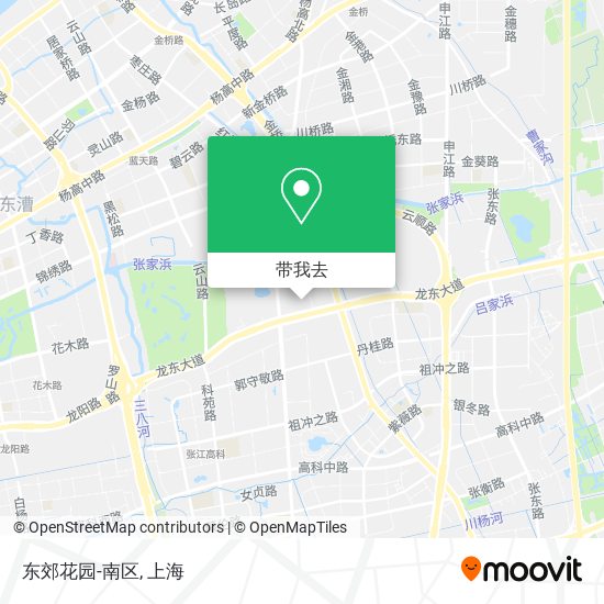 东郊花园-南区地图