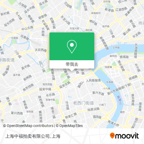 上海中福拍卖有限公司地图