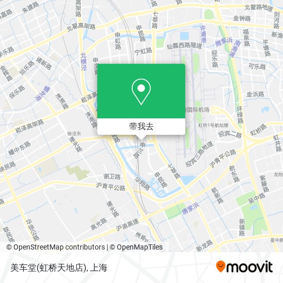 美车堂(虹桥天地店)地图