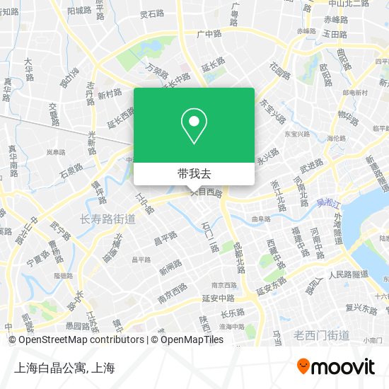 上海白晶公寓地图