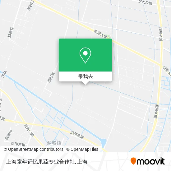 上海童年记忆果蔬专业合作社地图