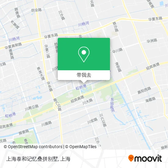 上海泰和记忆叠拼别墅地图