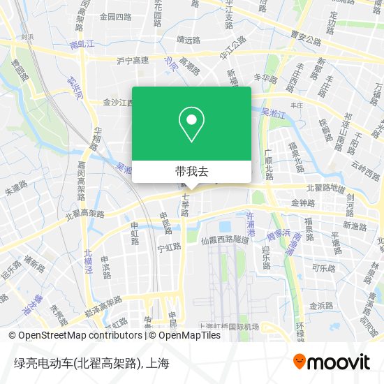 绿亮电动车(北翟高架路)地图