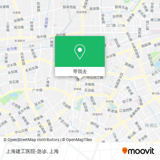 上海建工医院-急诊地图
