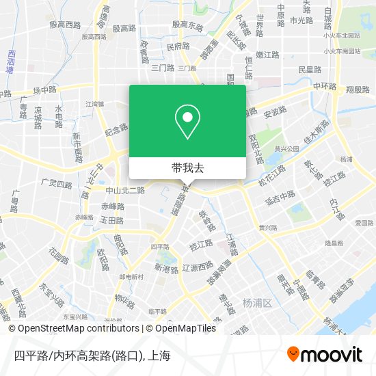 四平路/内环高架路(路口)地图