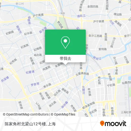 陈家角村北梁山12号楼地图
