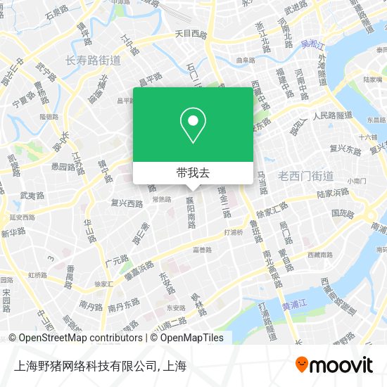 上海野猪网络科技有限公司地图
