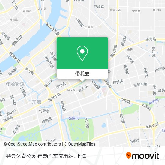 碧云体育公园-电动汽车充电站地图