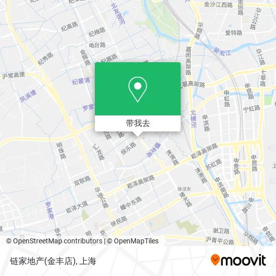 链家地产(金丰店)地图