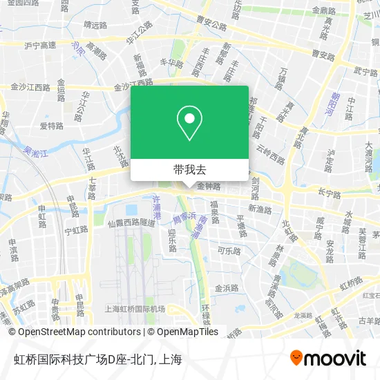 虹桥国际科技广场D座-北门地图